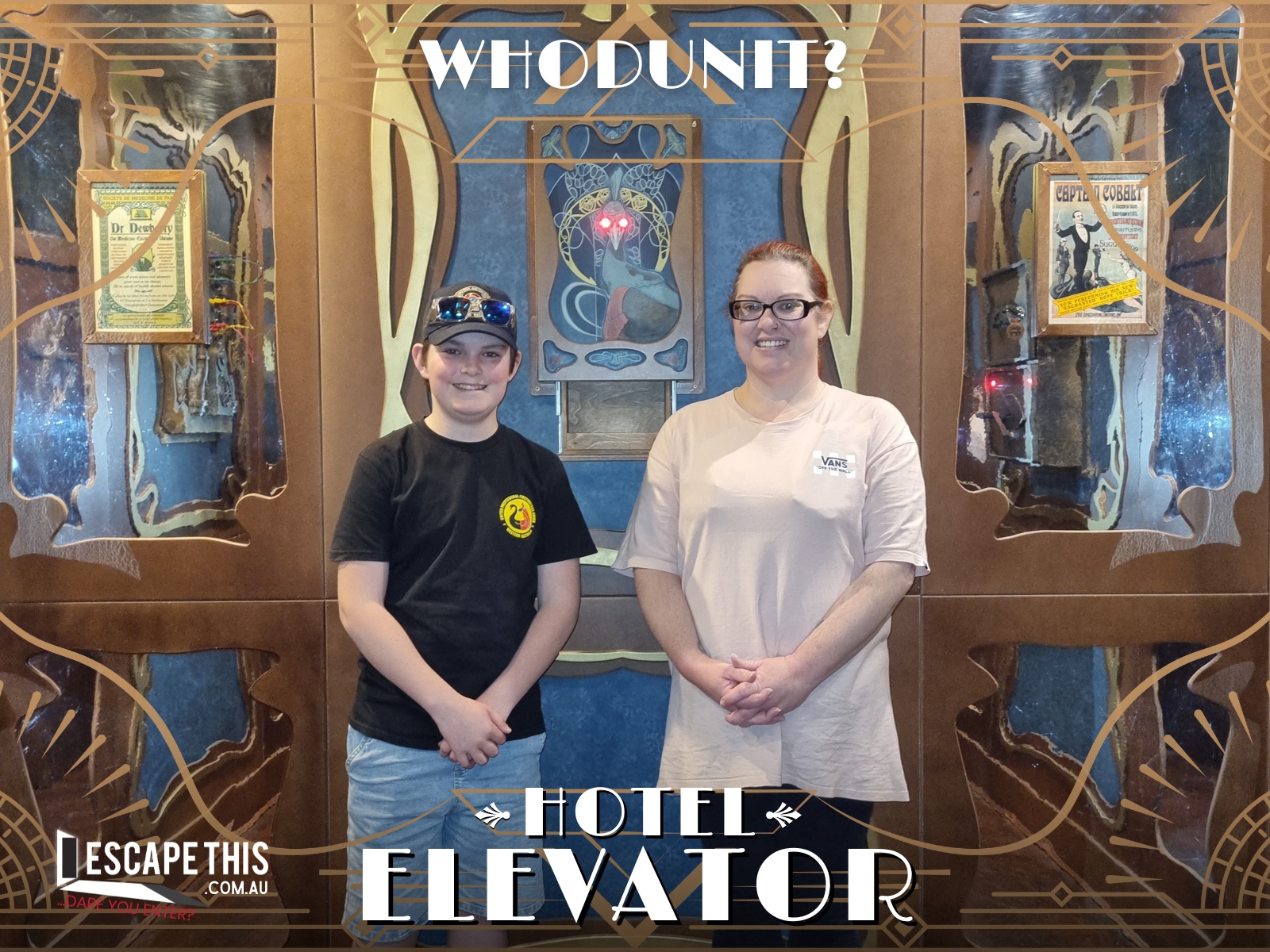 The first-placed team after escaping Hotel: Murder Mystery