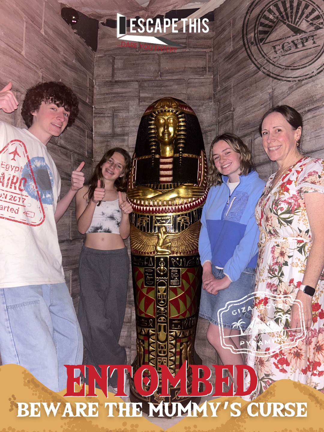 The first-placed team after escaping Entombed
