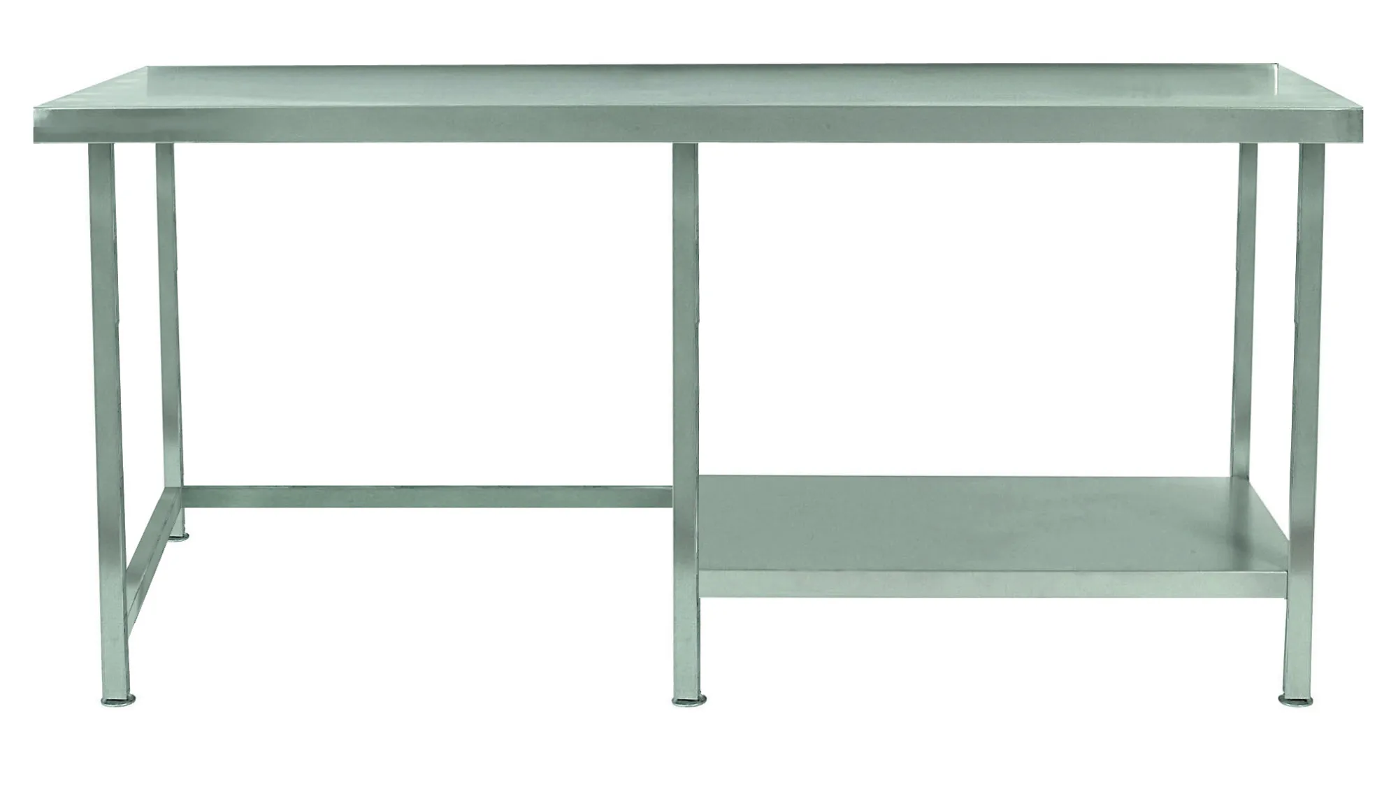 Picture of Parry TABHRW - Stainless Steel Table With Part Under Shelf Right Hand Side Wall - TABHRWOG