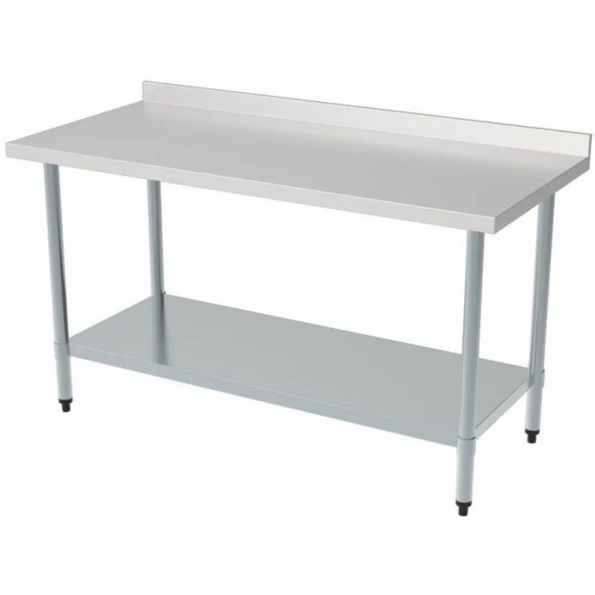 Picture of CombiSteel 700 Worktable Bottom Shelf Round Legs Splashback Range - 7490.0060OG