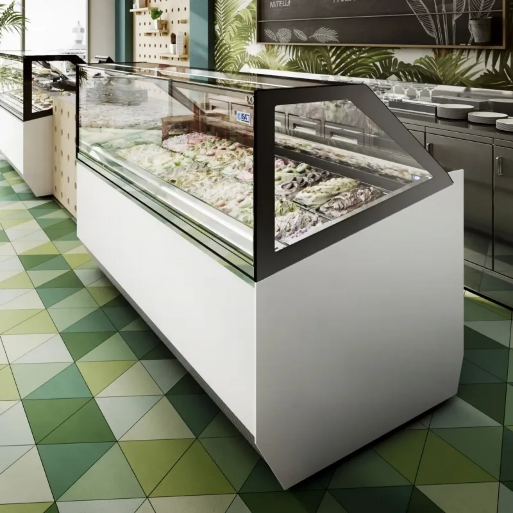 Picture of ISA Millennium ST Range Ice Cream Display Fridge Ventilated - Millennium ST Range