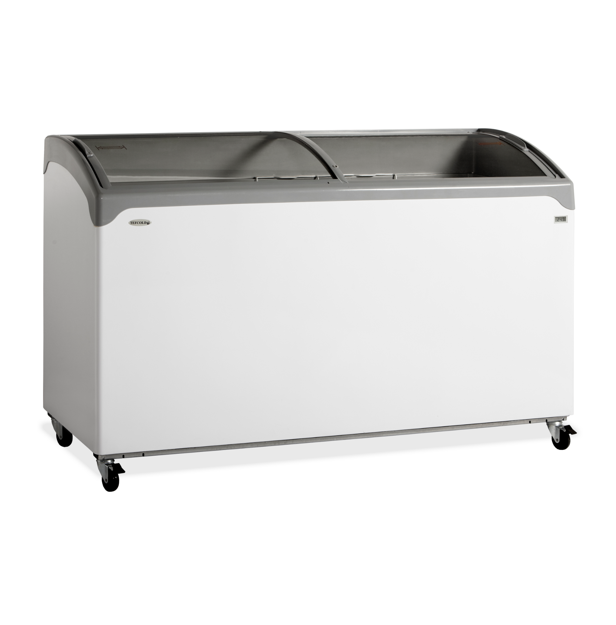 Picture of Tefcold NIC500SCEB Sliding Curved Glass Lid Chest Freezer - NIC500SCEB
