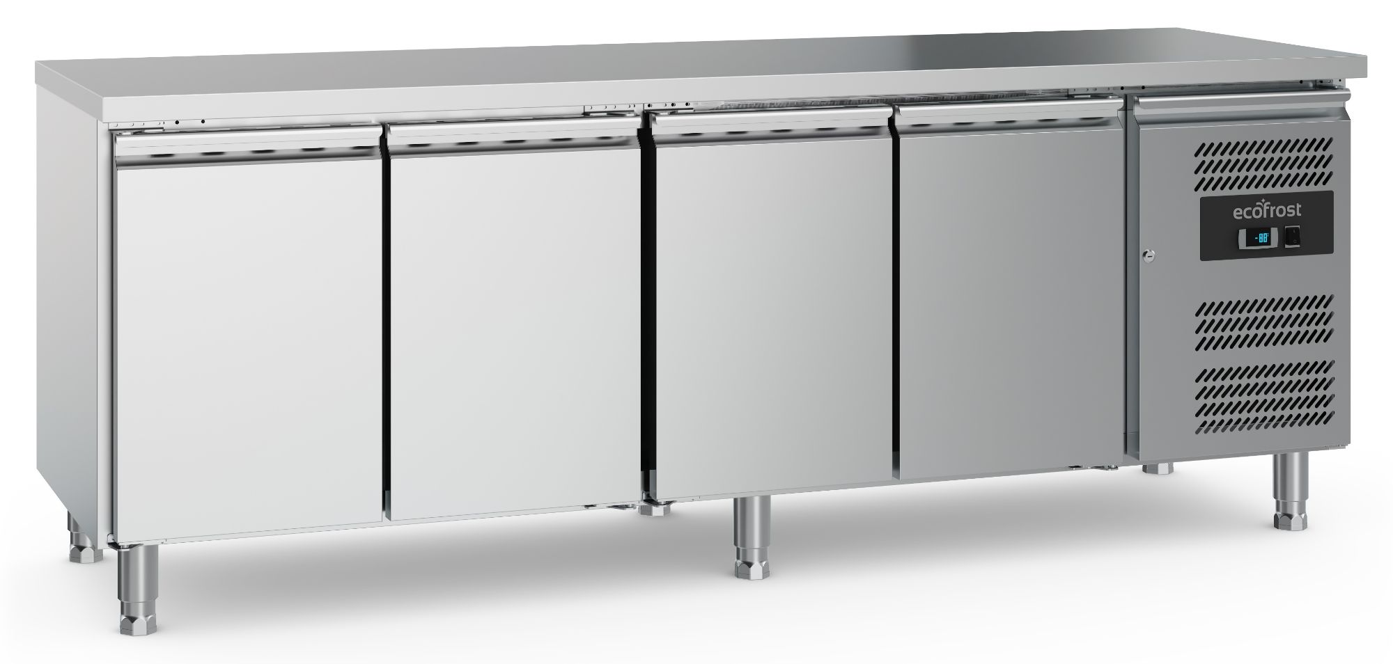 Picture of 700 REFRIGERATED COUNTER 4 DOORS  WITH ADJUSTABLE FEET - 7950.5045