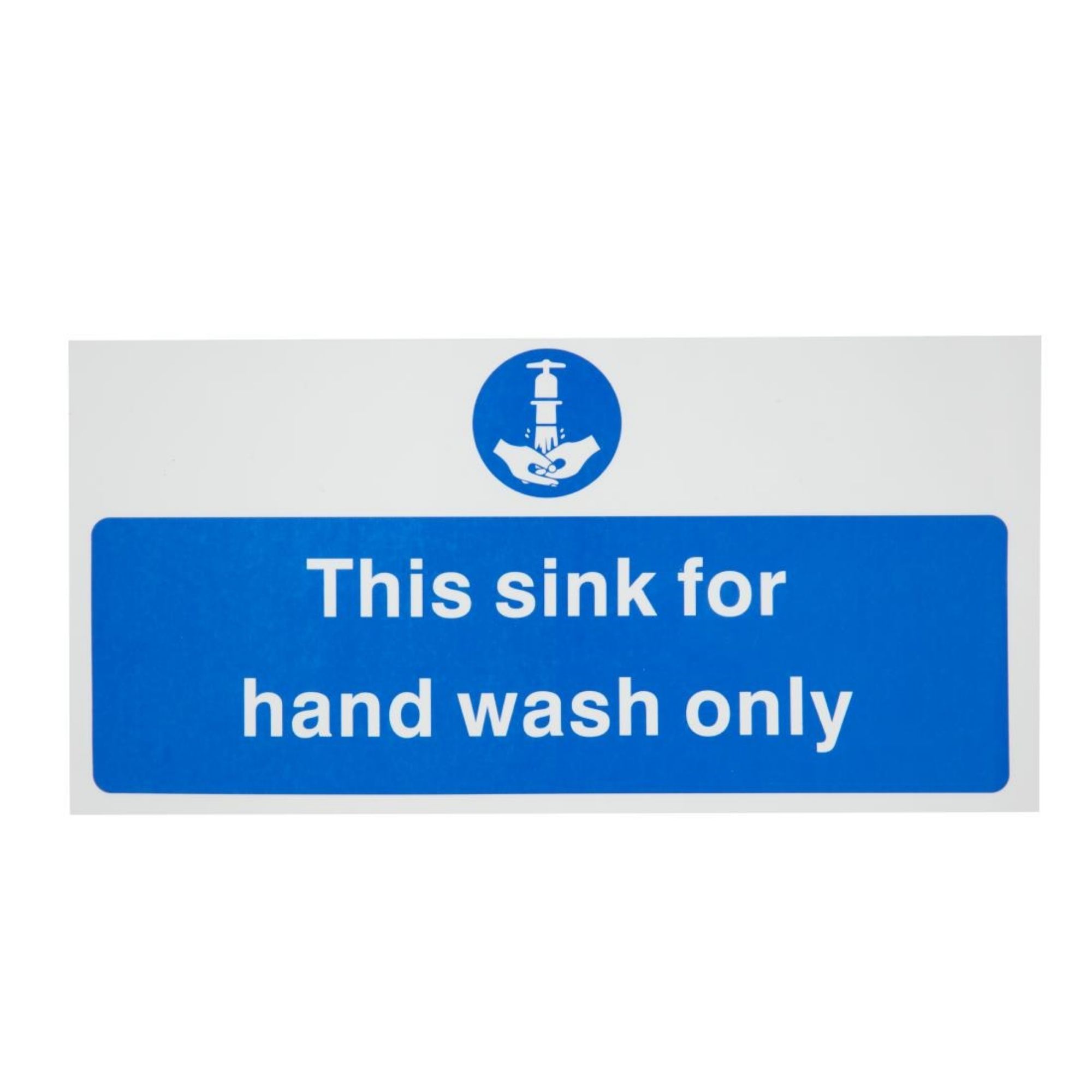 Picture of Vogue Hand Wash Only Sign - L952