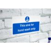 Picture of Vogue Hand Wash Only Sign - L952