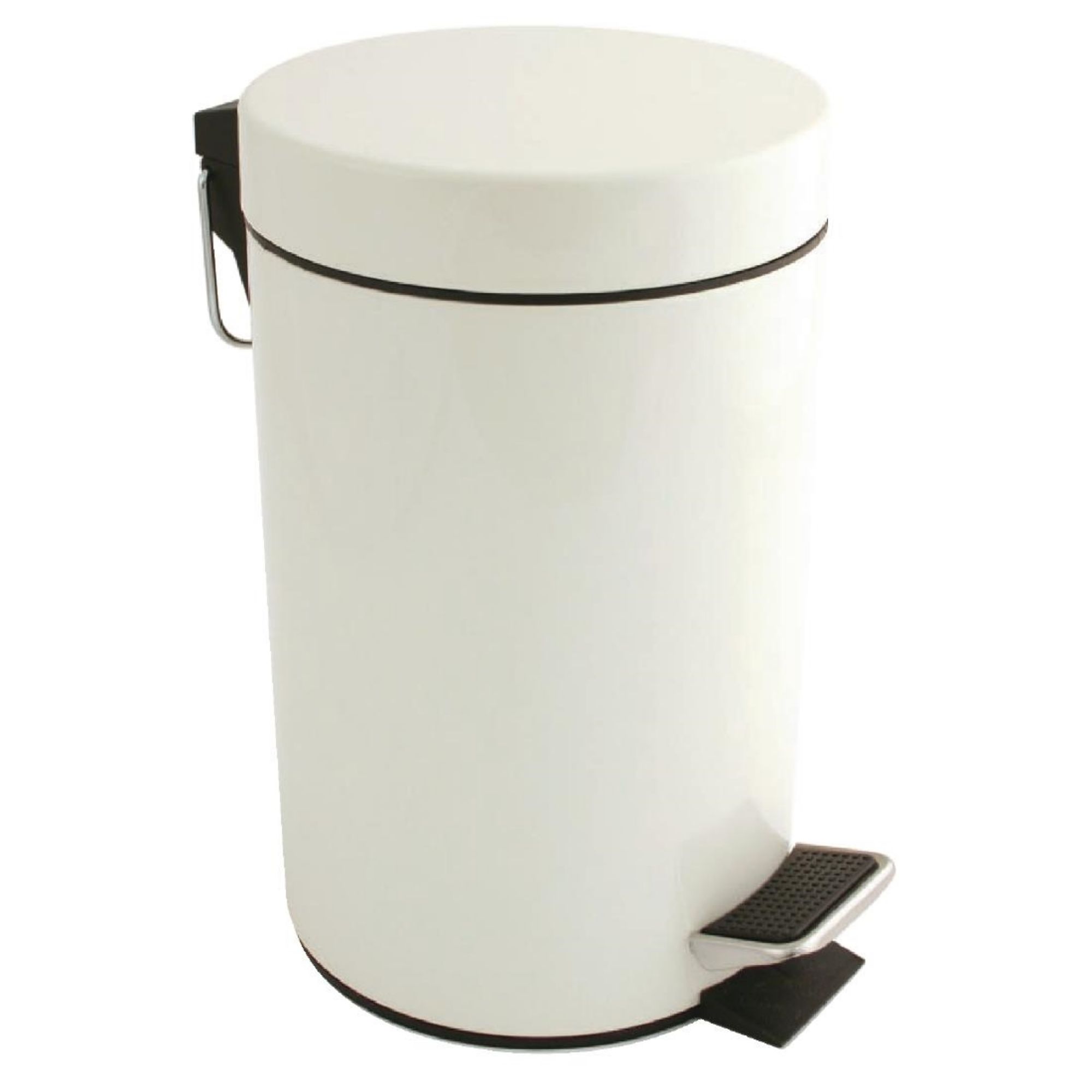 Picture of Bolero White Pedal Bin 3Ltr - DP039