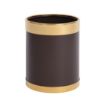 Picture of Bolero Waste Paper Bin with Gold Rim - Y804