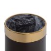 Picture of Bolero Waste Paper Bin with Gold Rim - Y804