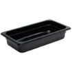 Picture of Vogue Polycarbonate 1/3 Gastronorm Container 65mm Black - U462