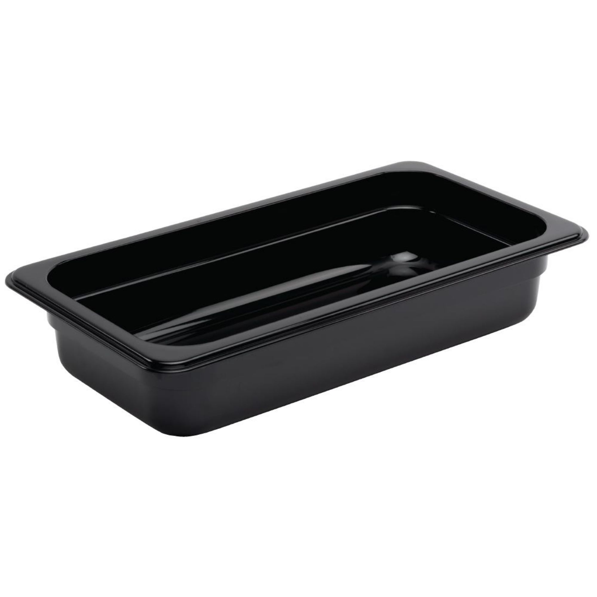 Picture of Vogue Polycarbonate 1/3 Gastronorm Container 65mm Black - U462