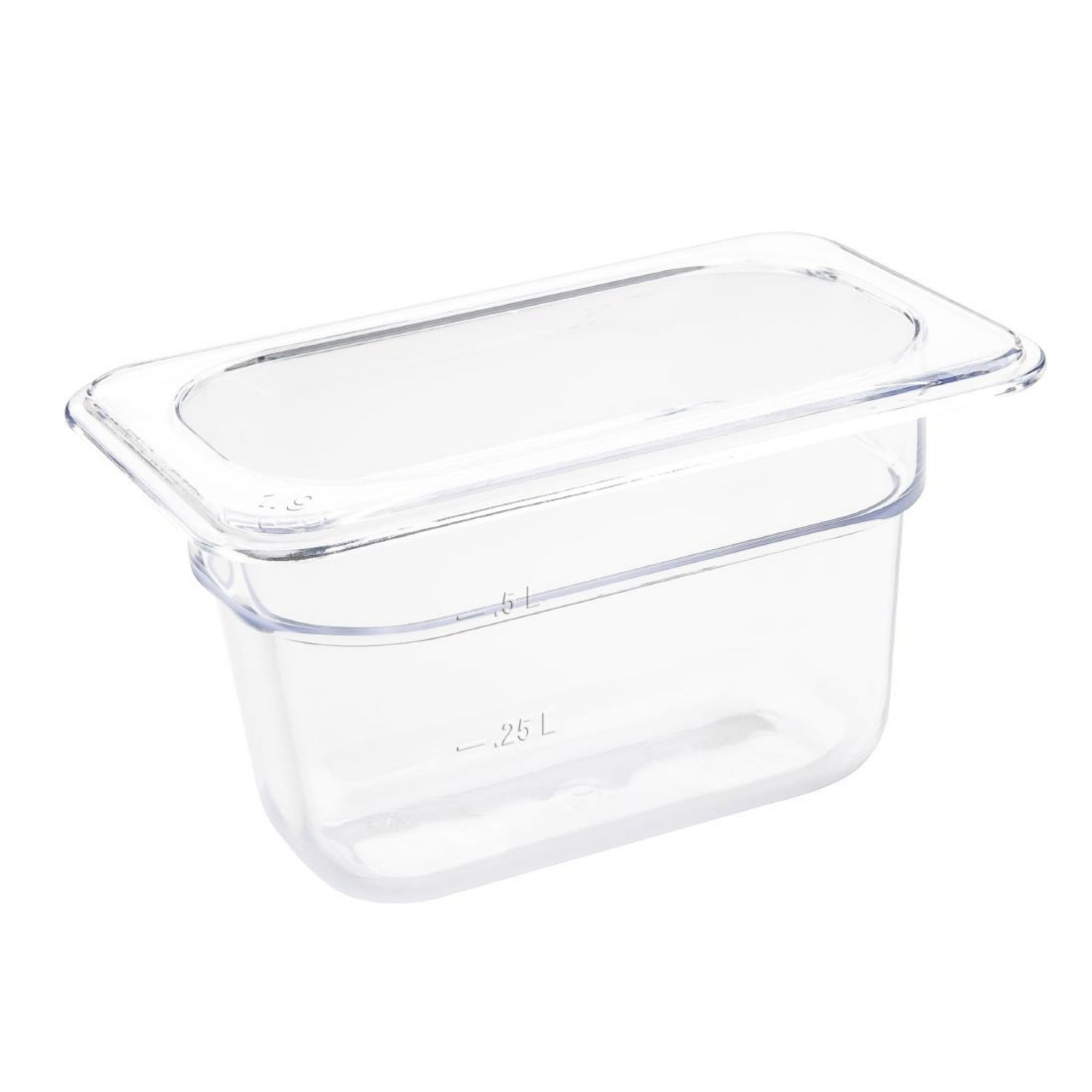 Picture of Vogue Polycarbonate 1/9 Gastronorm Container 100mm Clear - U243