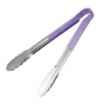 Picture of Vogue Colour Coded Serving Tong Purple 300mm - HC852