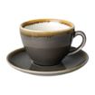 Picture of Olympia Kiln Cappuccino Cups Smoke 230ml (Pack of 6) - HC390