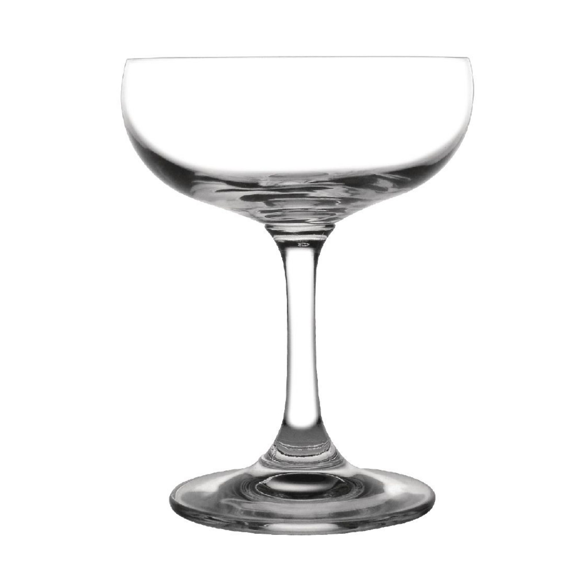 Picture of Olympia Bar Collection Crystal Champagne Saucers 200ml (Pack of 6) - GF732