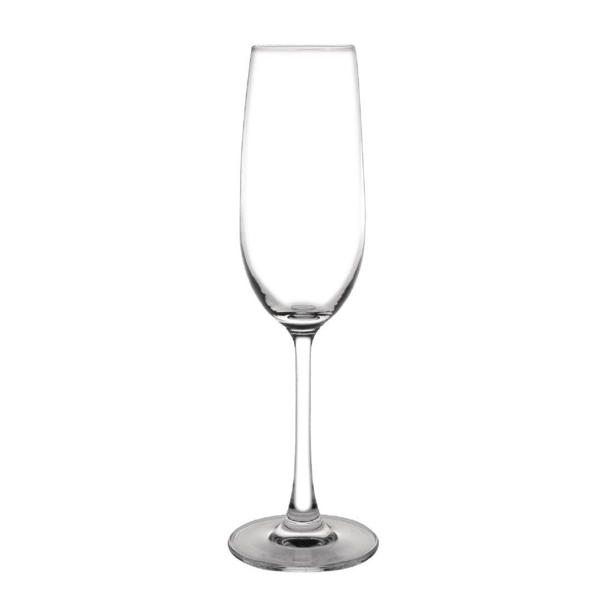 Picture of Olympia Modale Crystal Champagne Flutes 215ml (Pack of 6) - GF728