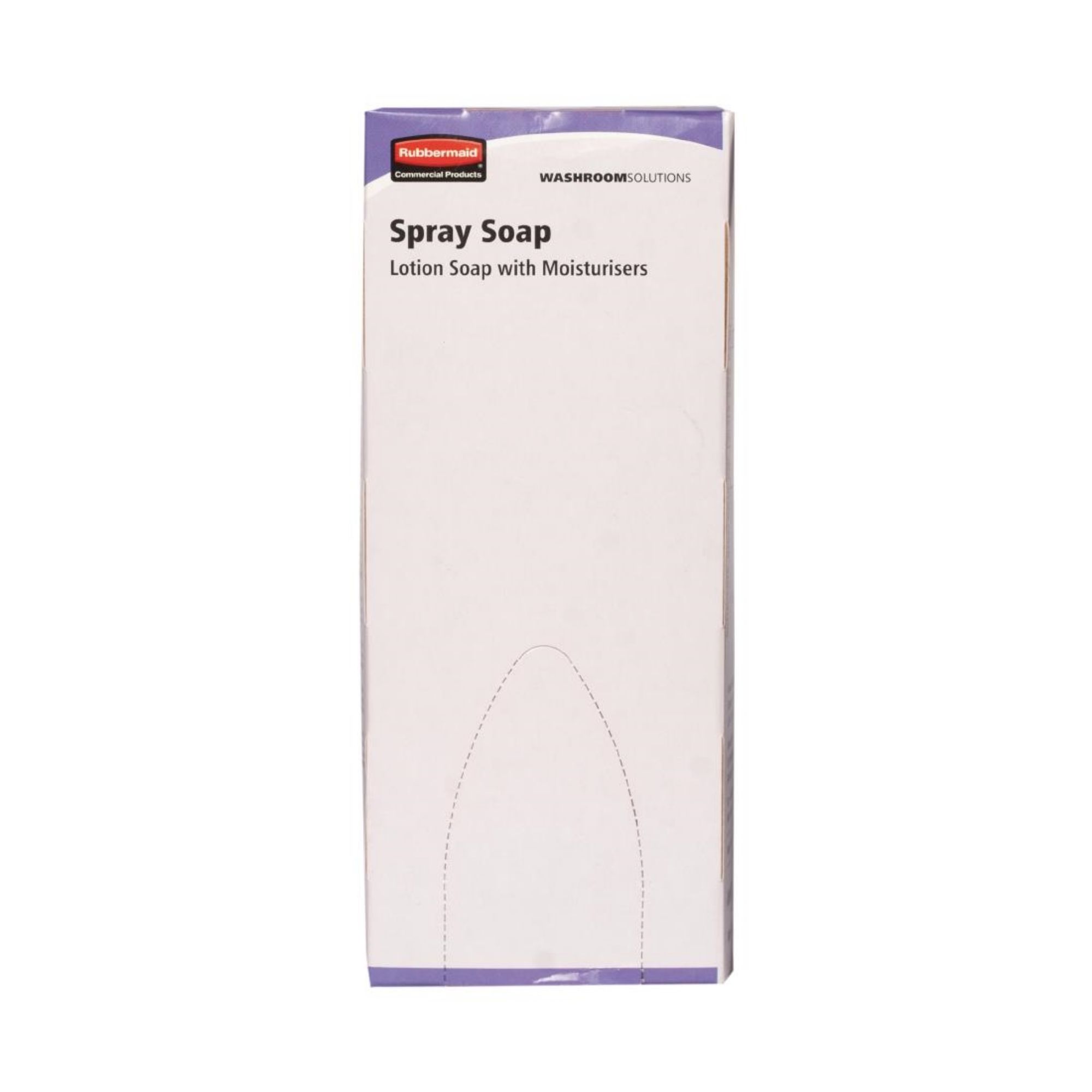 Picture of Rubbermaid Manual Spray Soap & Sanitiser Dispenser 800ml White - GD840