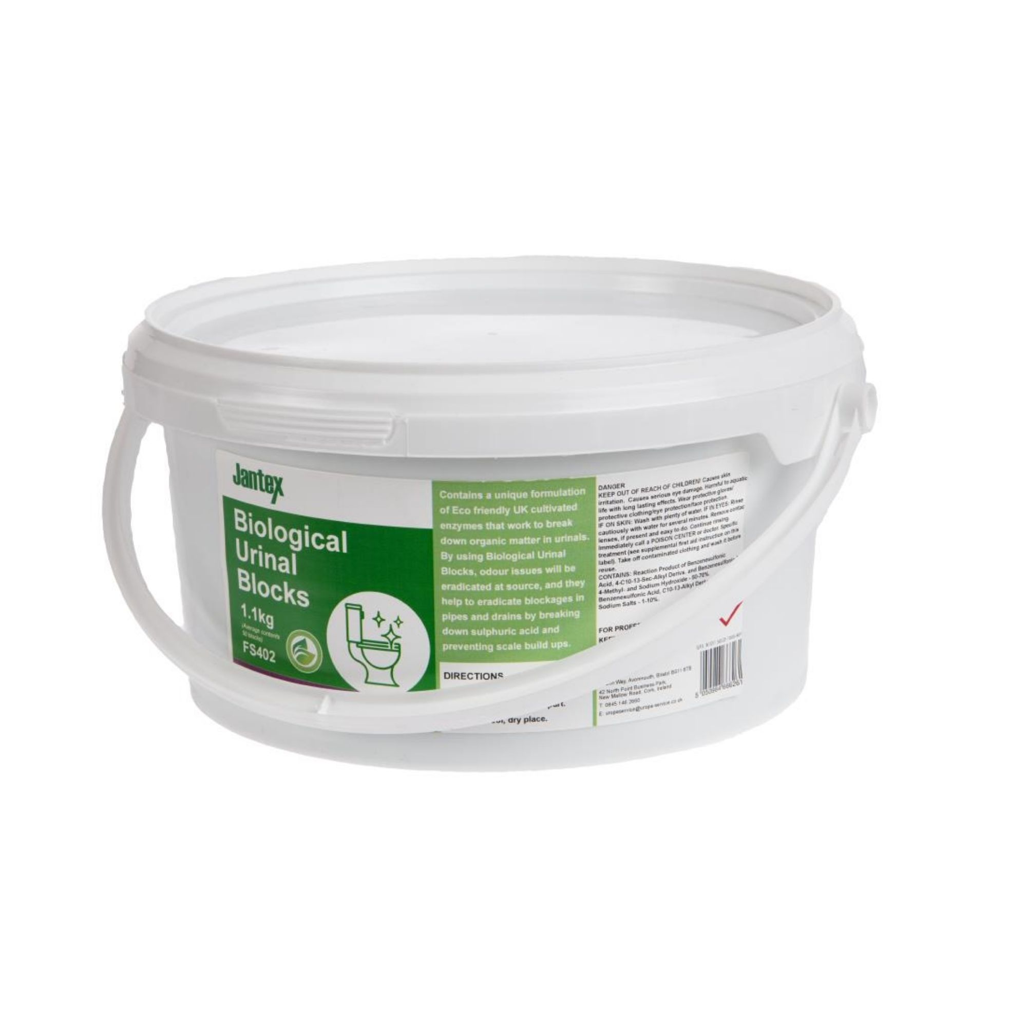 Picture of Jantex Green Biological Urinal Blocks 1.1kg - FS402