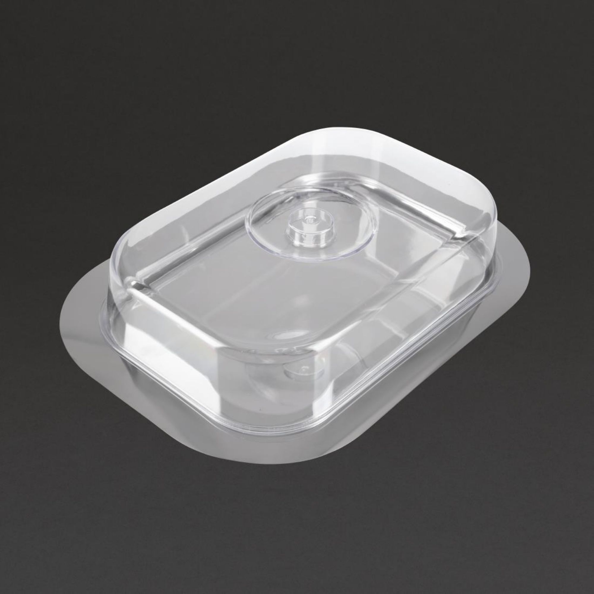 Picture of Stainless Steel Rectangular Tray with Cover - F762