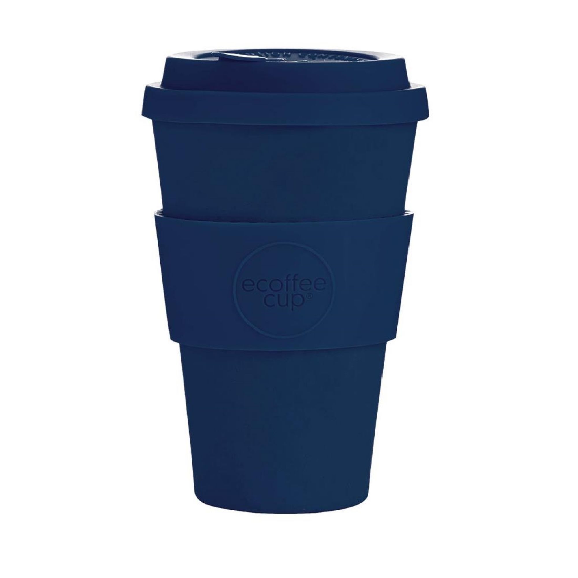 Picture of ecoffee Cup Reusable Coffee Cup Dark Energy Navy 14oz - DY492
