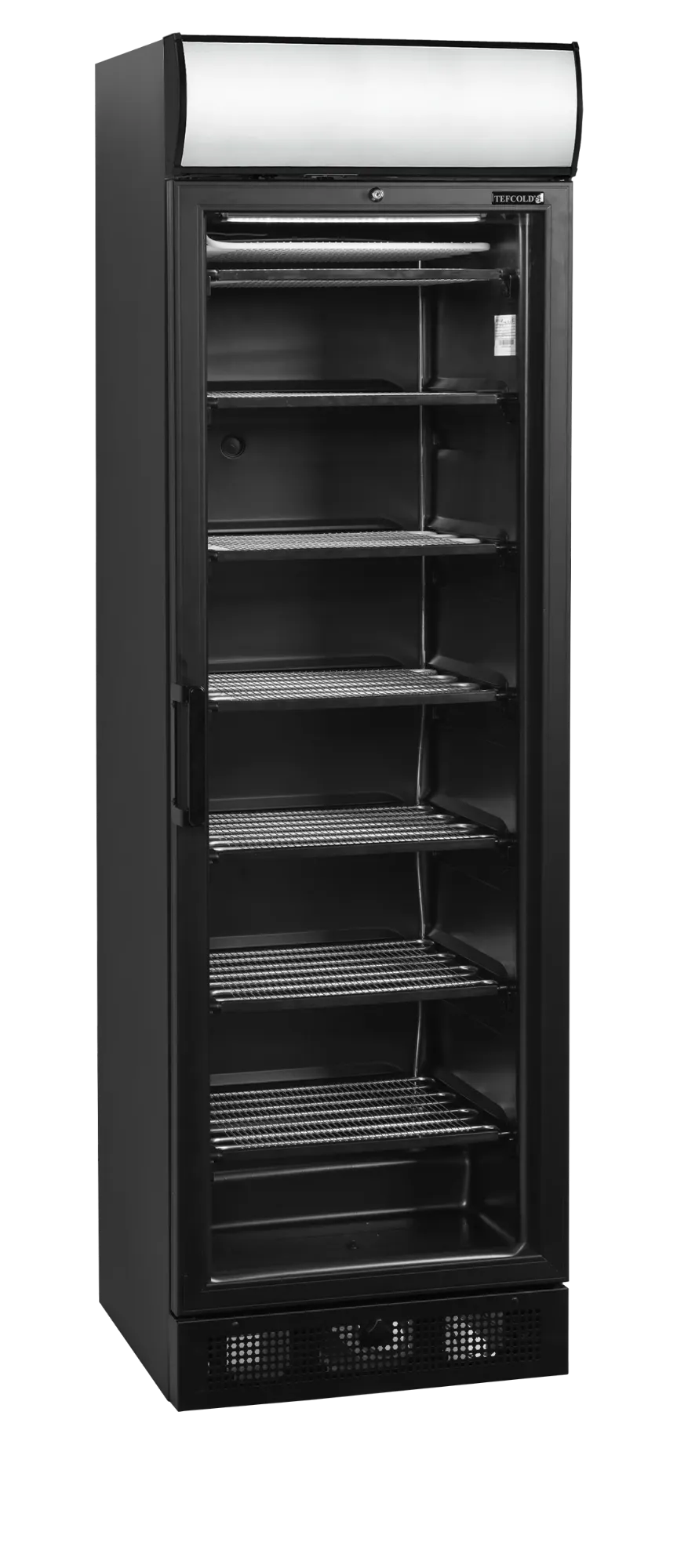 Picture of Tefcold UFSC371GCP Black Glass Door Freezer - UFSC371GCP Black