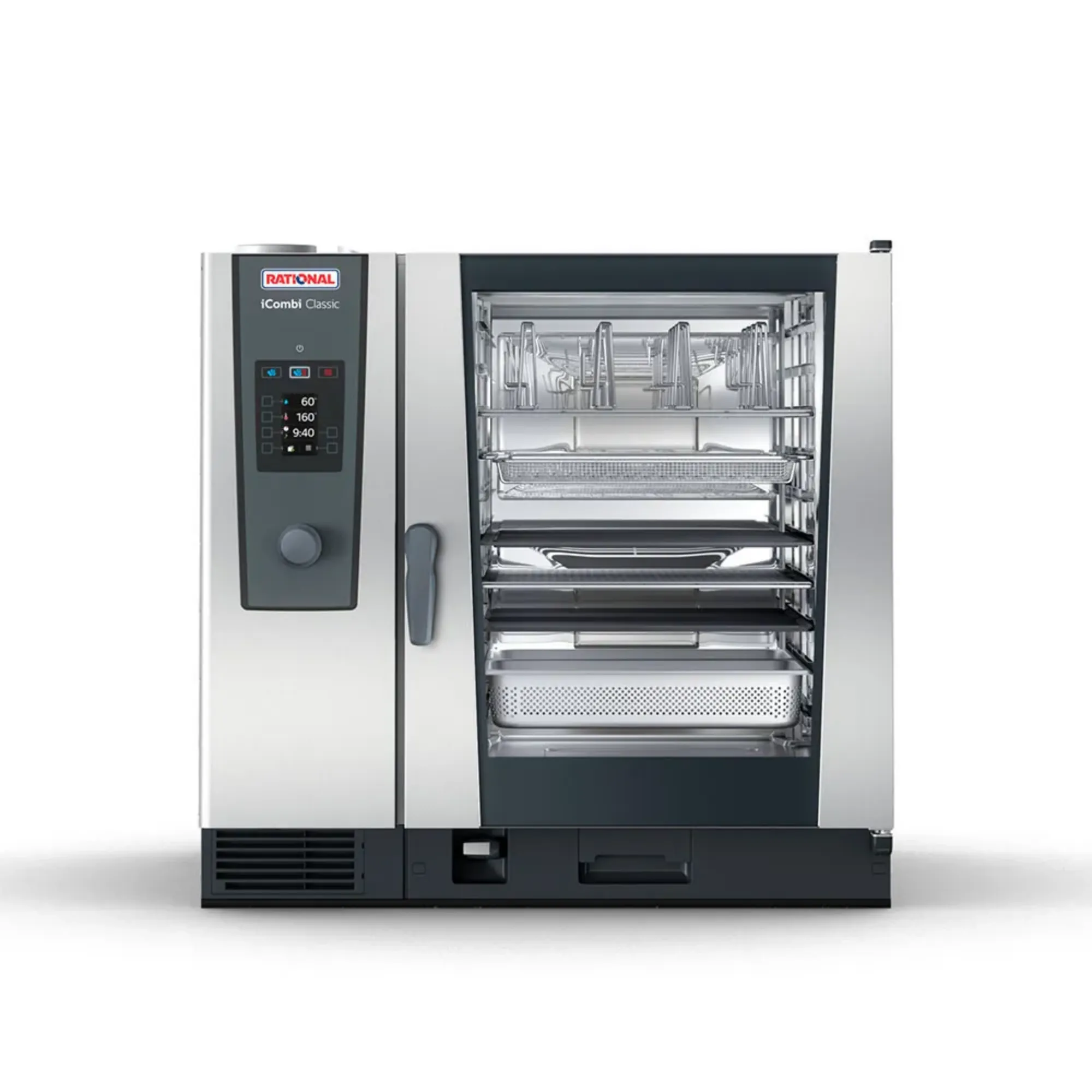 Picture of RATIONAL iCombi Classic ICC102E/LH Electric Free-standing Combi Oven - 37.4 kW - CE2ERRA.0000371/LH