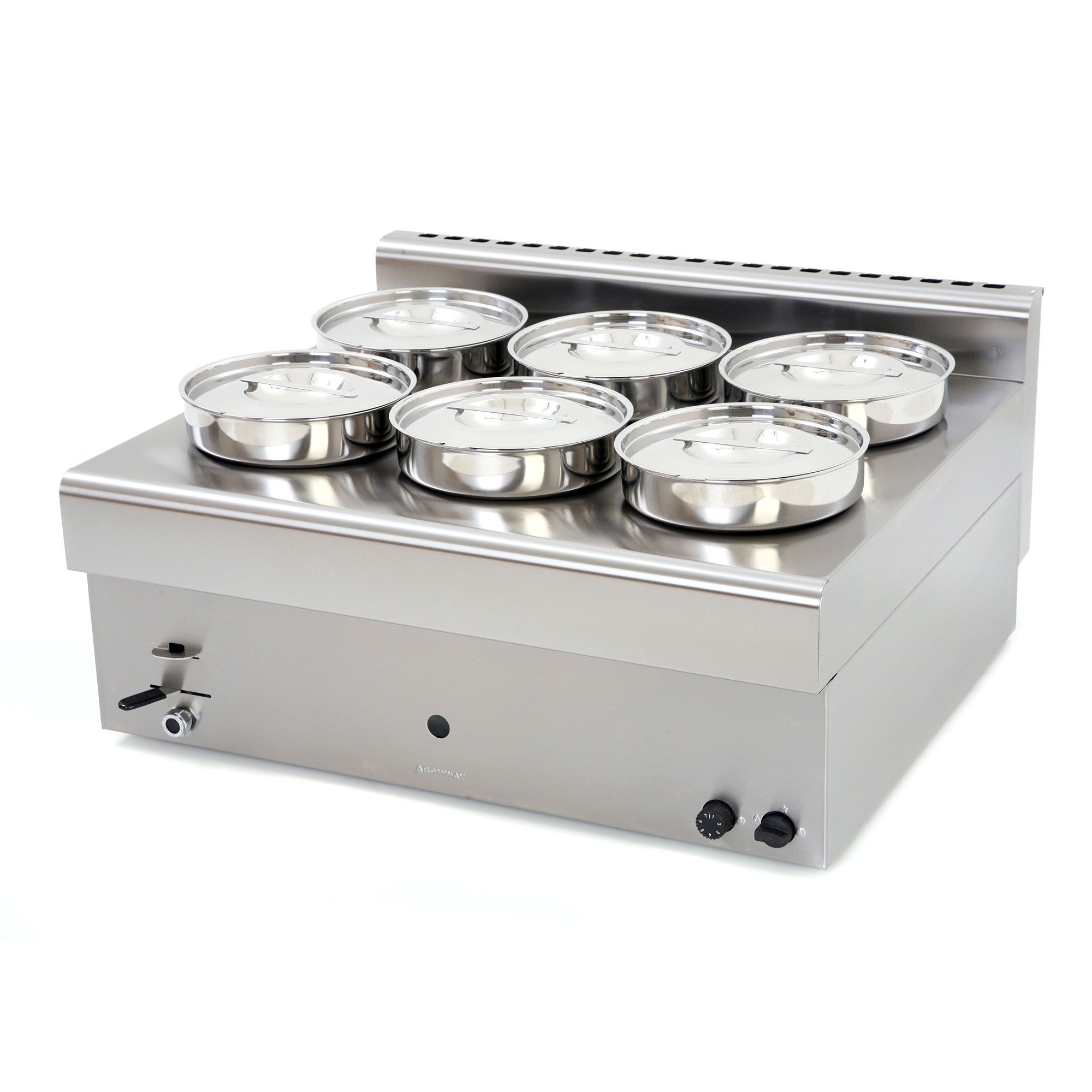 Picture of Archway Countertop Gas Bain Marie Six Pots - 6PW