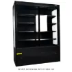 Picture of Blizzard BTD200BK-GD Black Tiered Display With Sliding Glass Doors - BTD200BK-GD