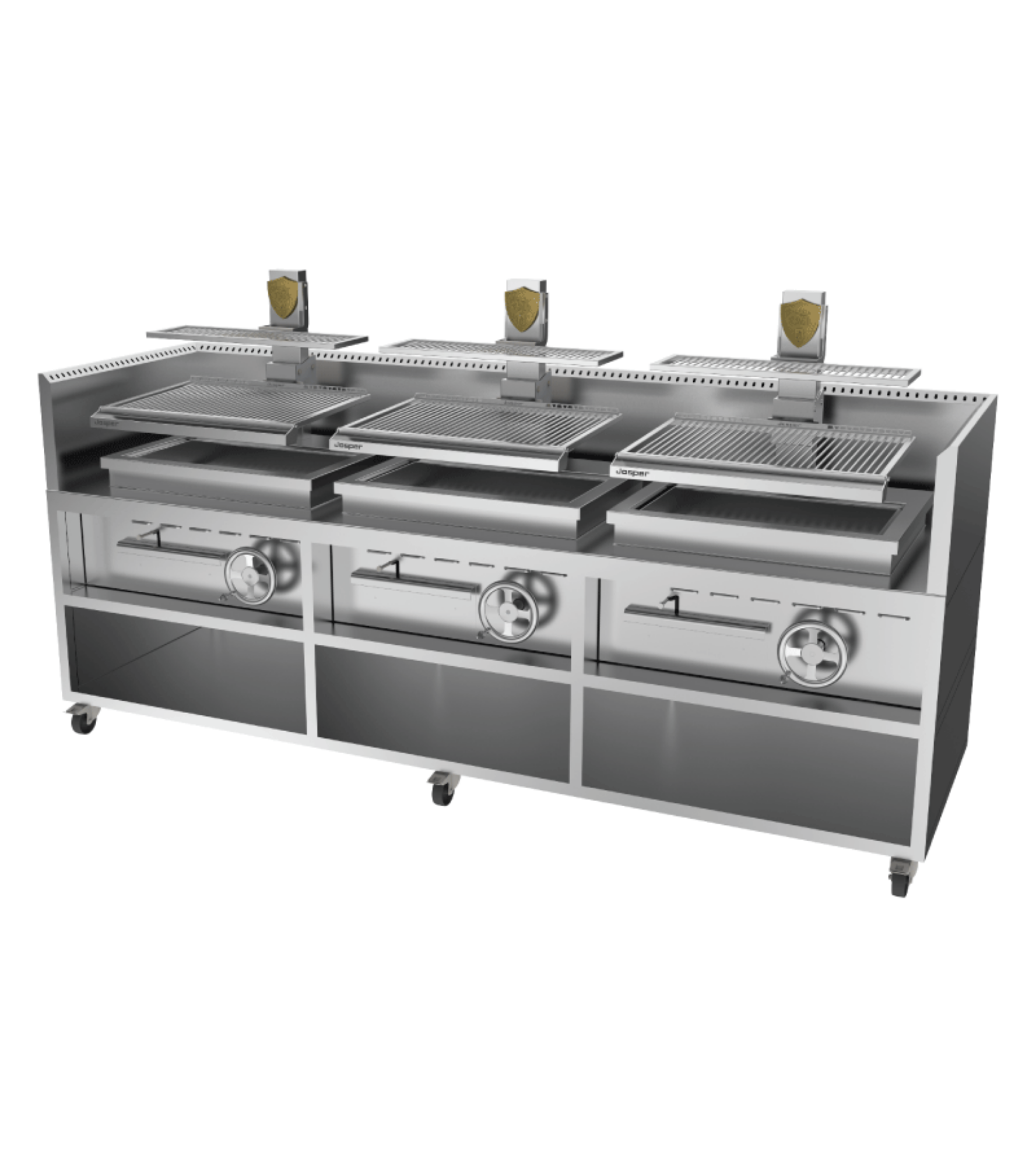Picture of Josper PVJ-076 3 Gas Charcoal Griller - PVJ-076 3