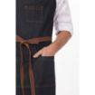 Picture of Chef Works Urban Memphis Wide Bib Apron Indigo - B341