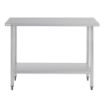 Picture of Nisbets Essentials Self Assembly Stainless Steel Table 1200 x 600mm - DF677