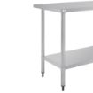 Picture of Nisbets Essentials Self Assembly Stainless Steel Table 1200 x 600mm - DF677