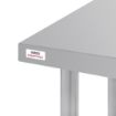 Picture of Nisbets Essentials Self Assembly Stainless Steel Table 1200 x 600mm - DF677