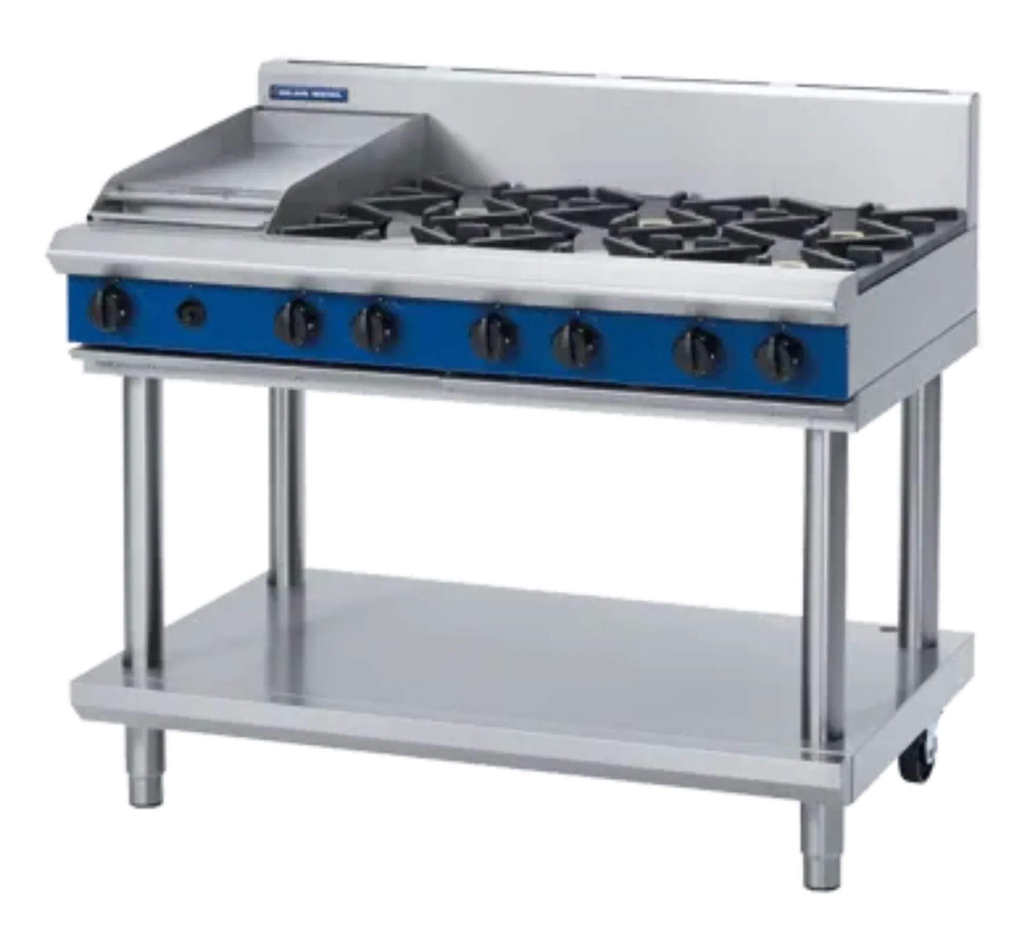 Picture of Blue G518C-LS - 1200mm Gas Cooktop Leg Stand 6 x 7kW - G518CLS