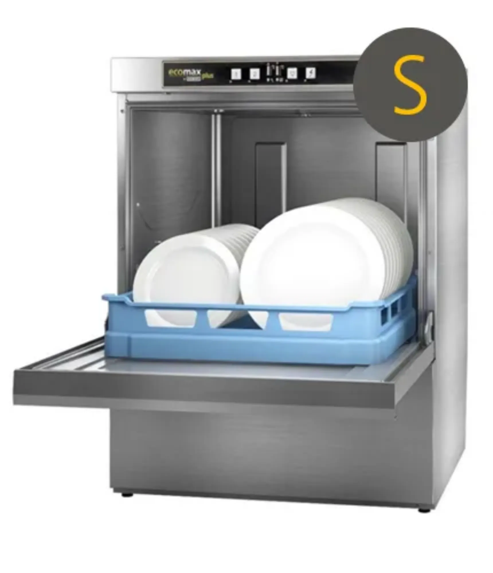 Picture of Hobart Ecomax Plus F515SW-10C Undercounter Dishwasher with Water Softener, 500mm Rack - F515SW-10C