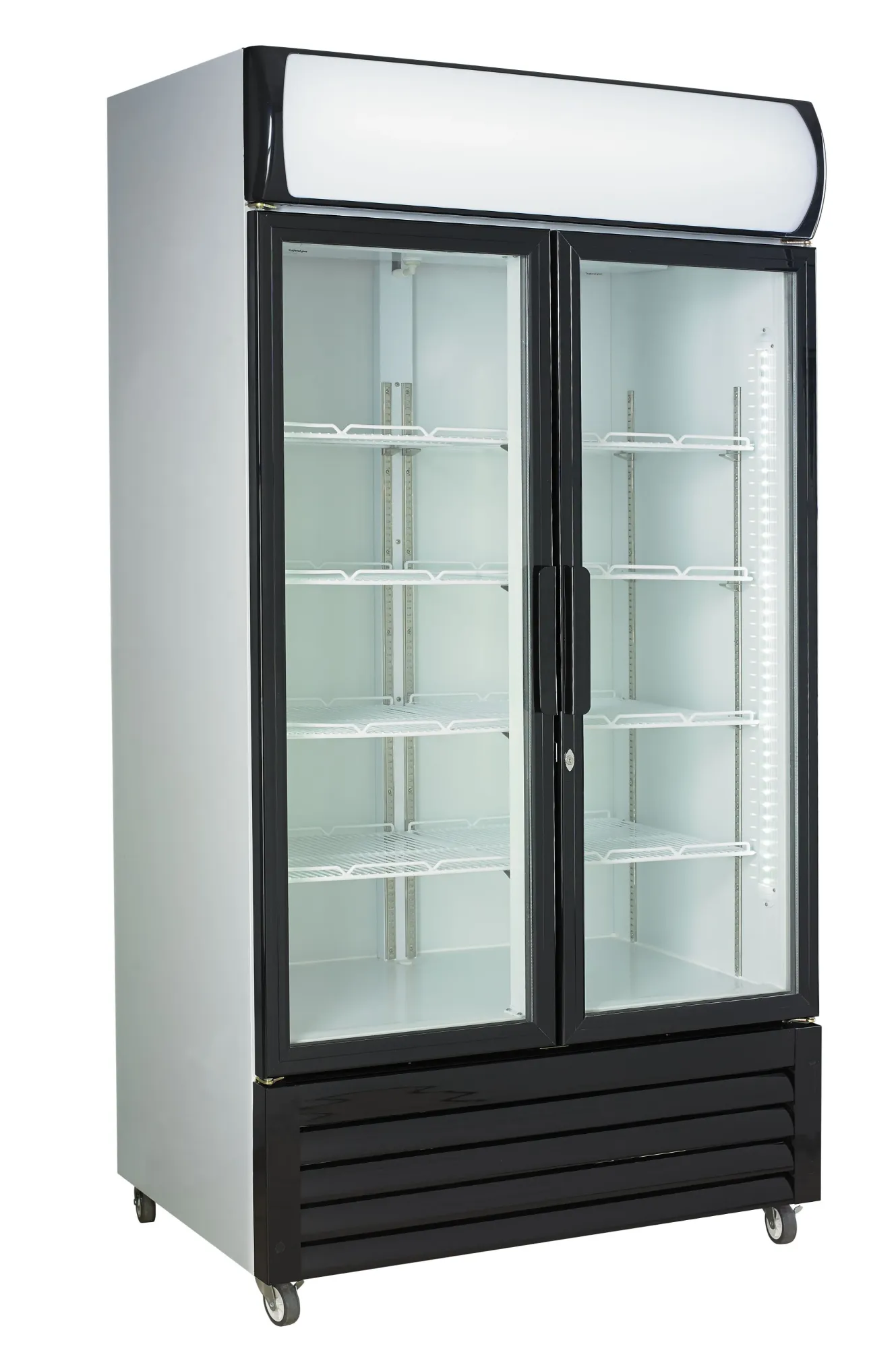 Picture of CombiSteel 2 Door Glass Display Fridge Hinged - 7455.2105