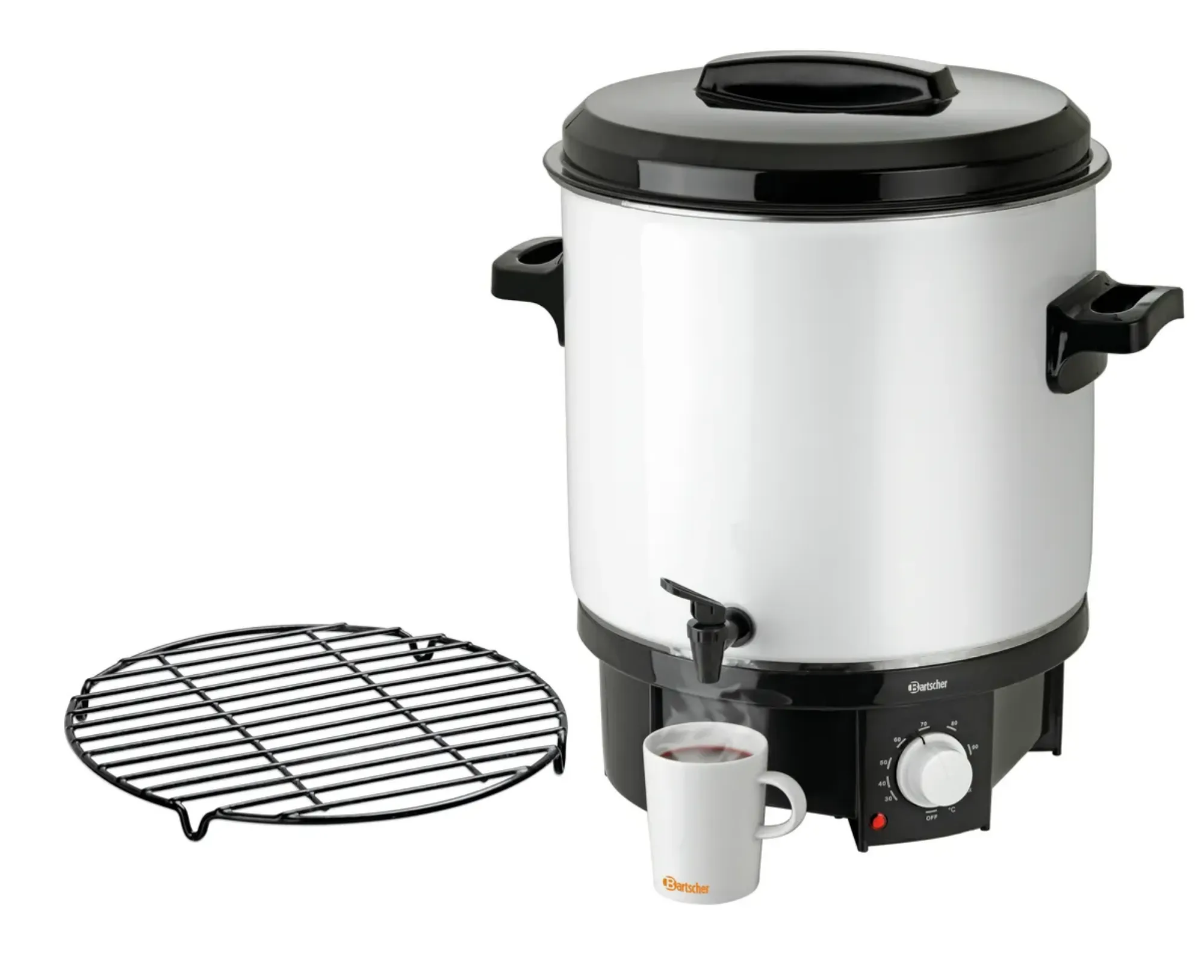 Picture of Bartscher Mulled wine pot,bl.w.canner GE 28 - 200049