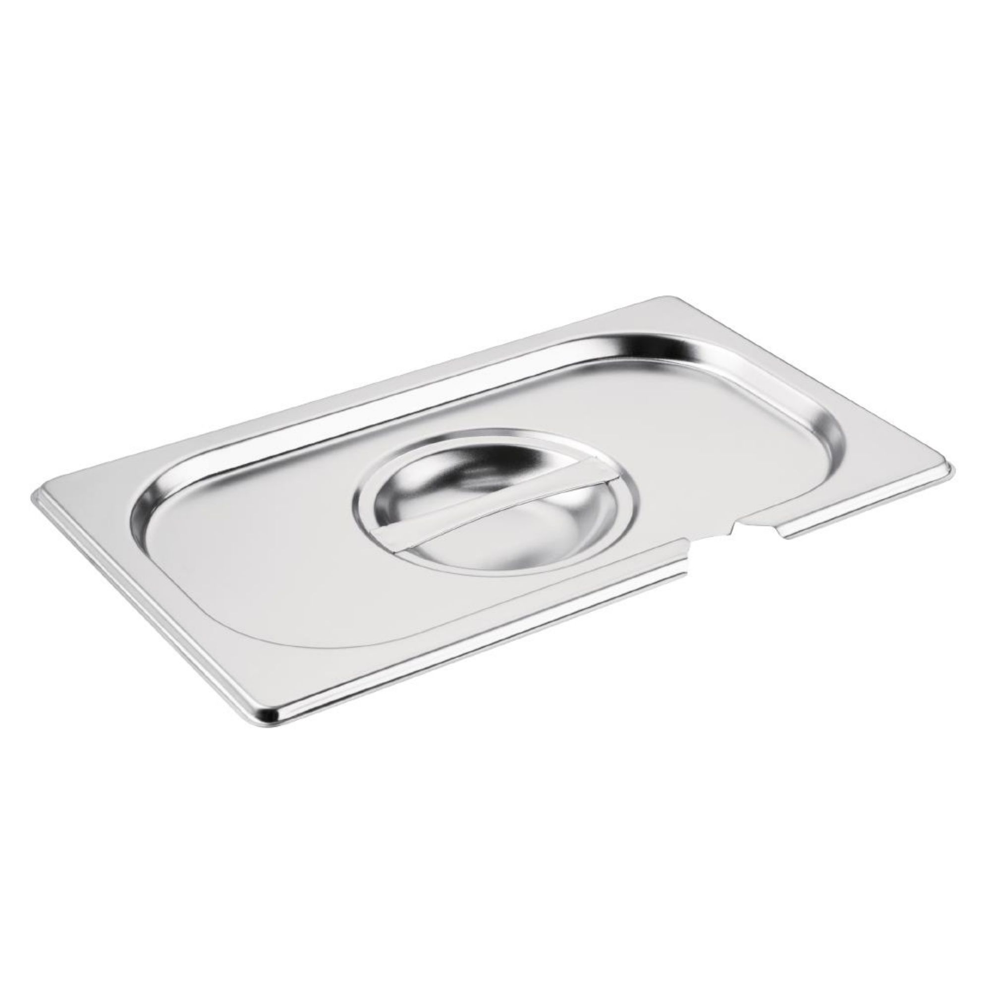 Picture of Vogue Stainless Steel 1/4 Gastronorm Notched Lid - CB174