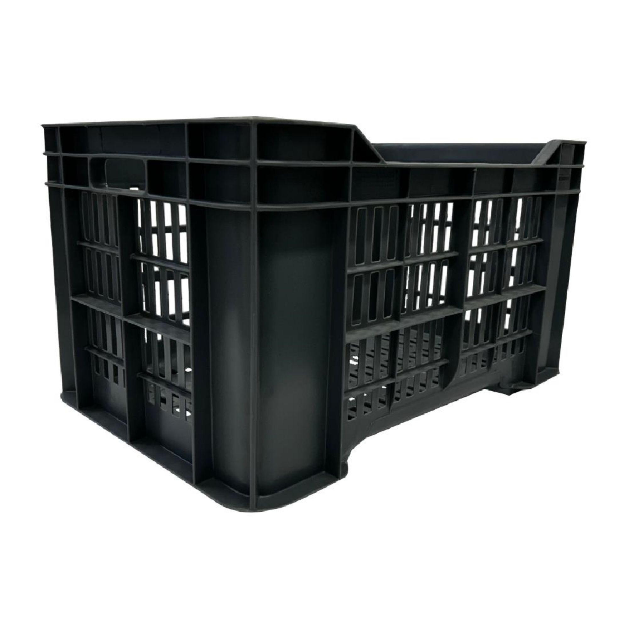 Picture of Vogue Perforated Plastic Storage Crate 542x360x290mm - DX998
