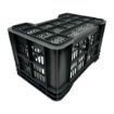 Picture of Vogue Perforated Plastic Storage Crate 542x360x290mm - DX998