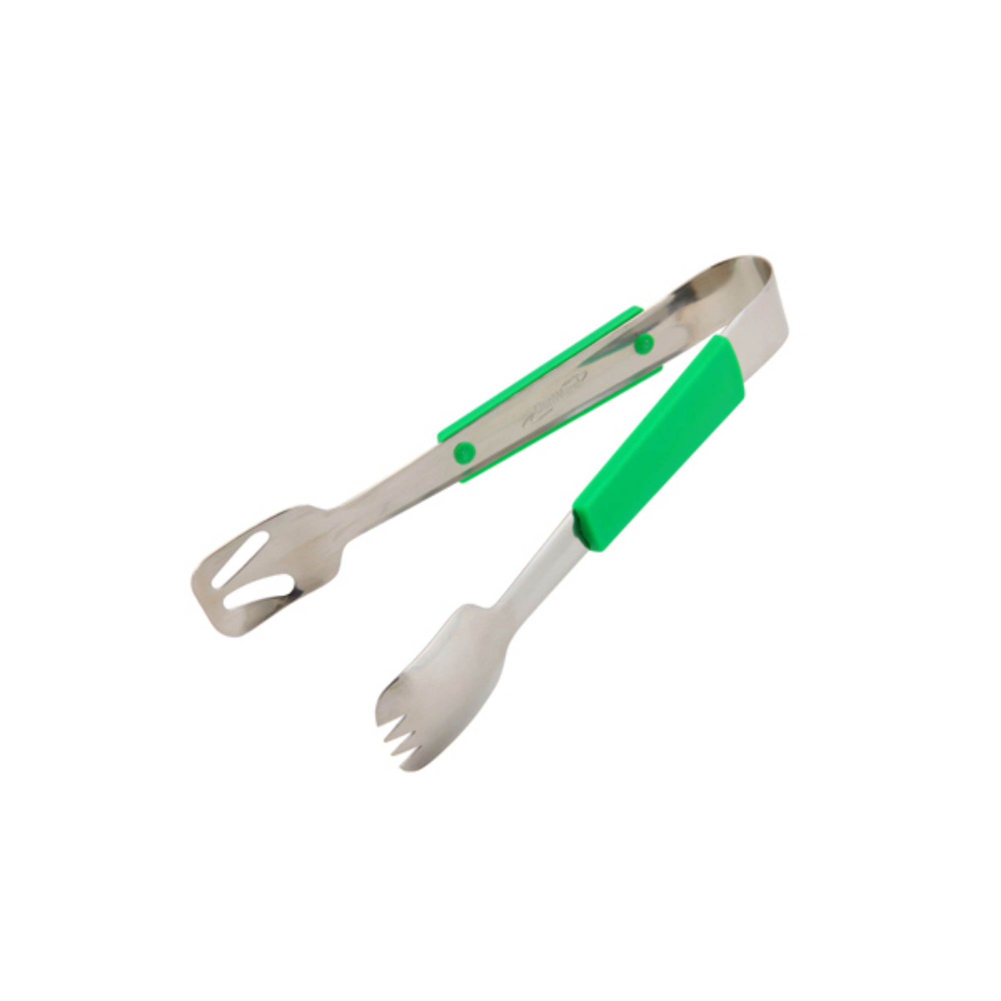 Picture of Genware Plastic Handle Buffet Tongs Green - 577-08G