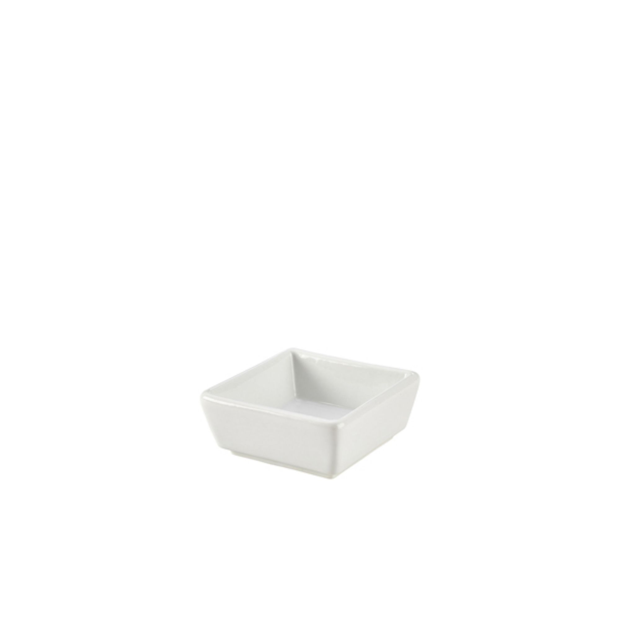 Picture of Genware Porcelain Square Dish 8.5 x 3.5cm/3.25 x 1.4" - 353008