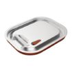 Picture of Vogue Stainless Steel and Silicone Sealable 1/2 Gastronorm Lid - CP269