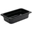 Picture of Vogue Polycarbonate 1/4 Gastronorm Container 65mm Black - U466