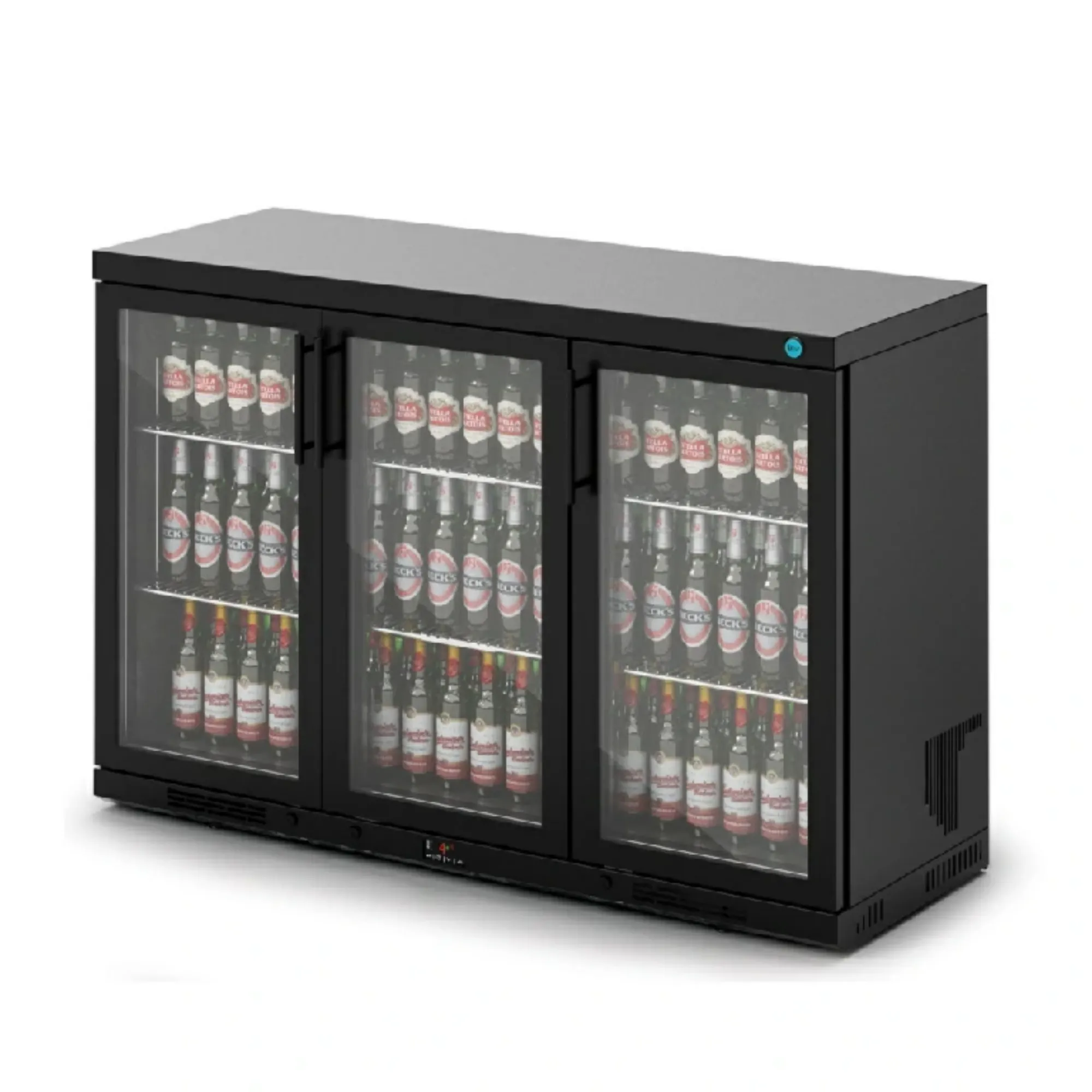 Picture of IMC Ventus V135 Bottle Cooler [Front Load] - Glass Door - Black Painted Frame - H 900 mm - W 1350 mm - R290 - F76/350/B