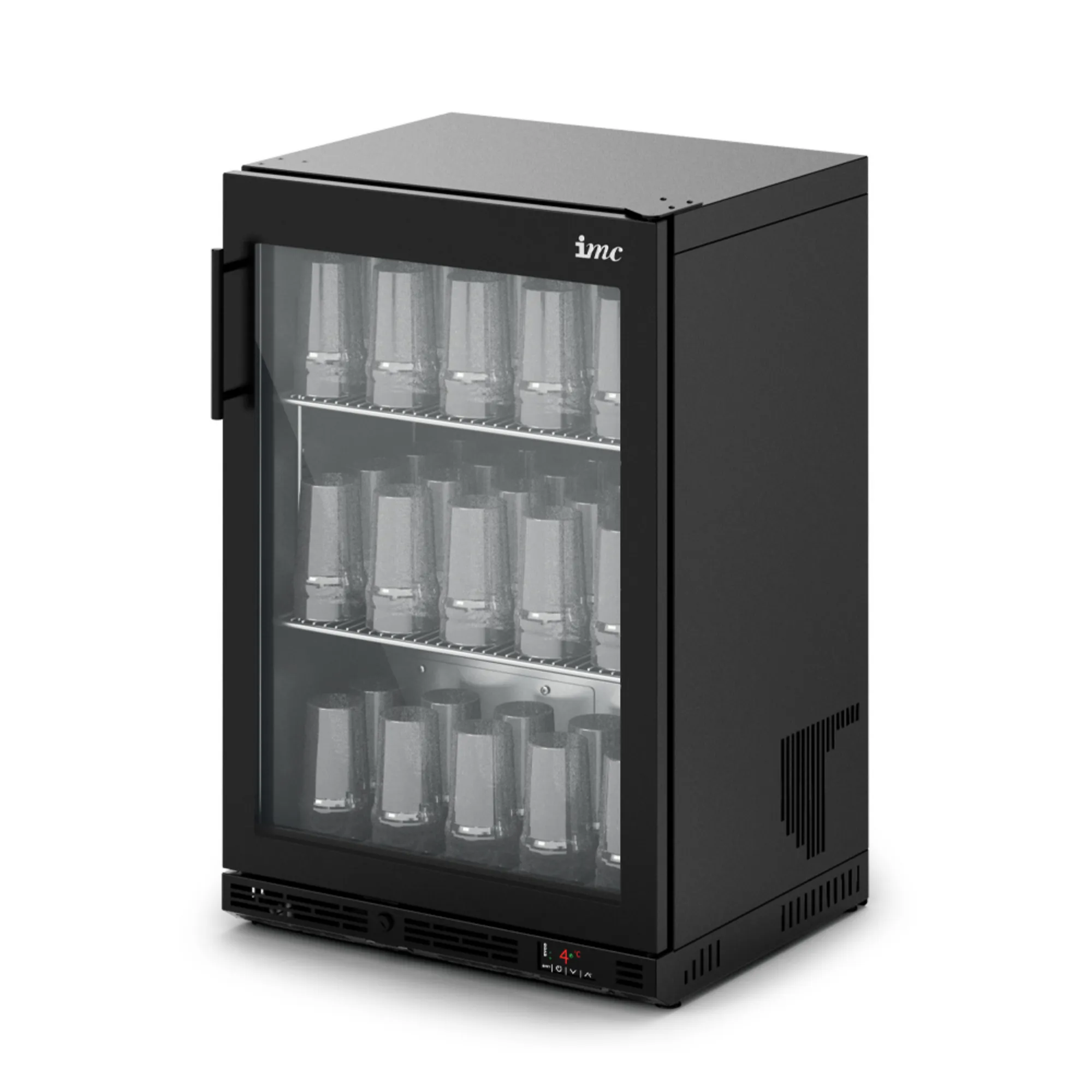 Picture of IMC Ventus VR60 Glass Froster [Front Load] - Full Front Glass Door - Black Painted Frame - H 900 mm - W 600 mm - F49/620/B