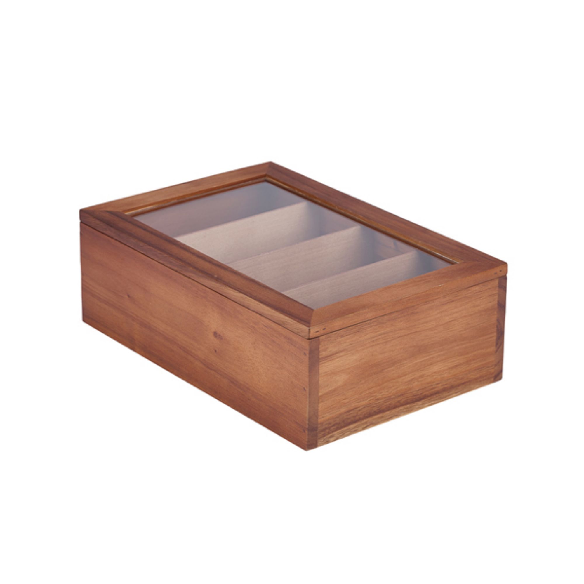 Picture of Acacia Wood Tea Box 30 x 20 x 10cm - WTB