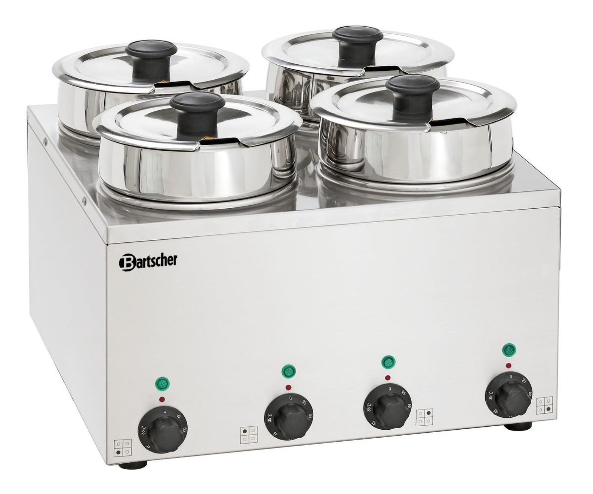 Picture of Bain Marie Hotpot, 4x pot, 3,5l - 608035