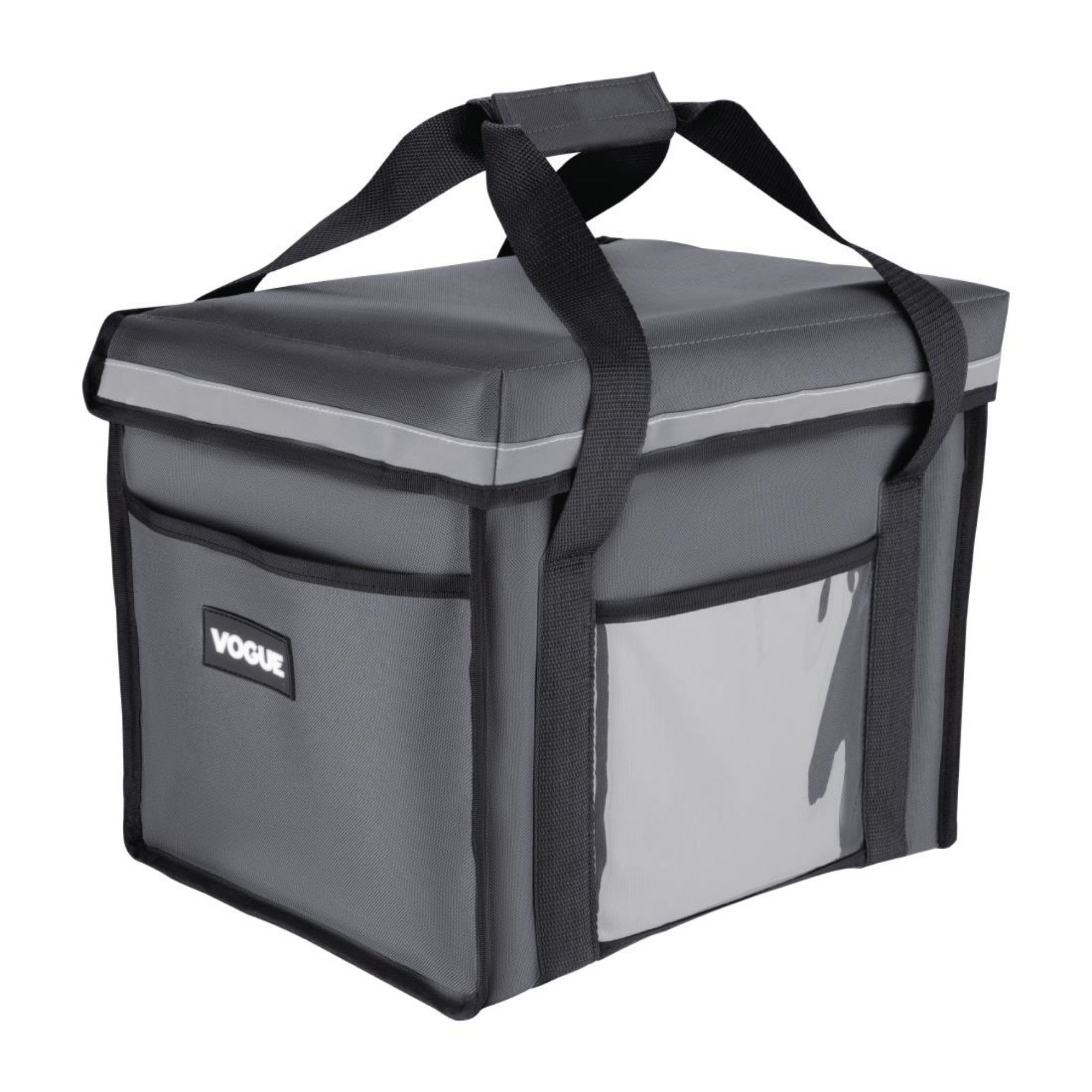 Picture of Vogue Insulated Folding Delivery Bag Grey 380x305x380mm - FR225