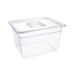 Picture of Vogue Polycarbonate 1/2 Gastronorm Container 200mm Clear - U231