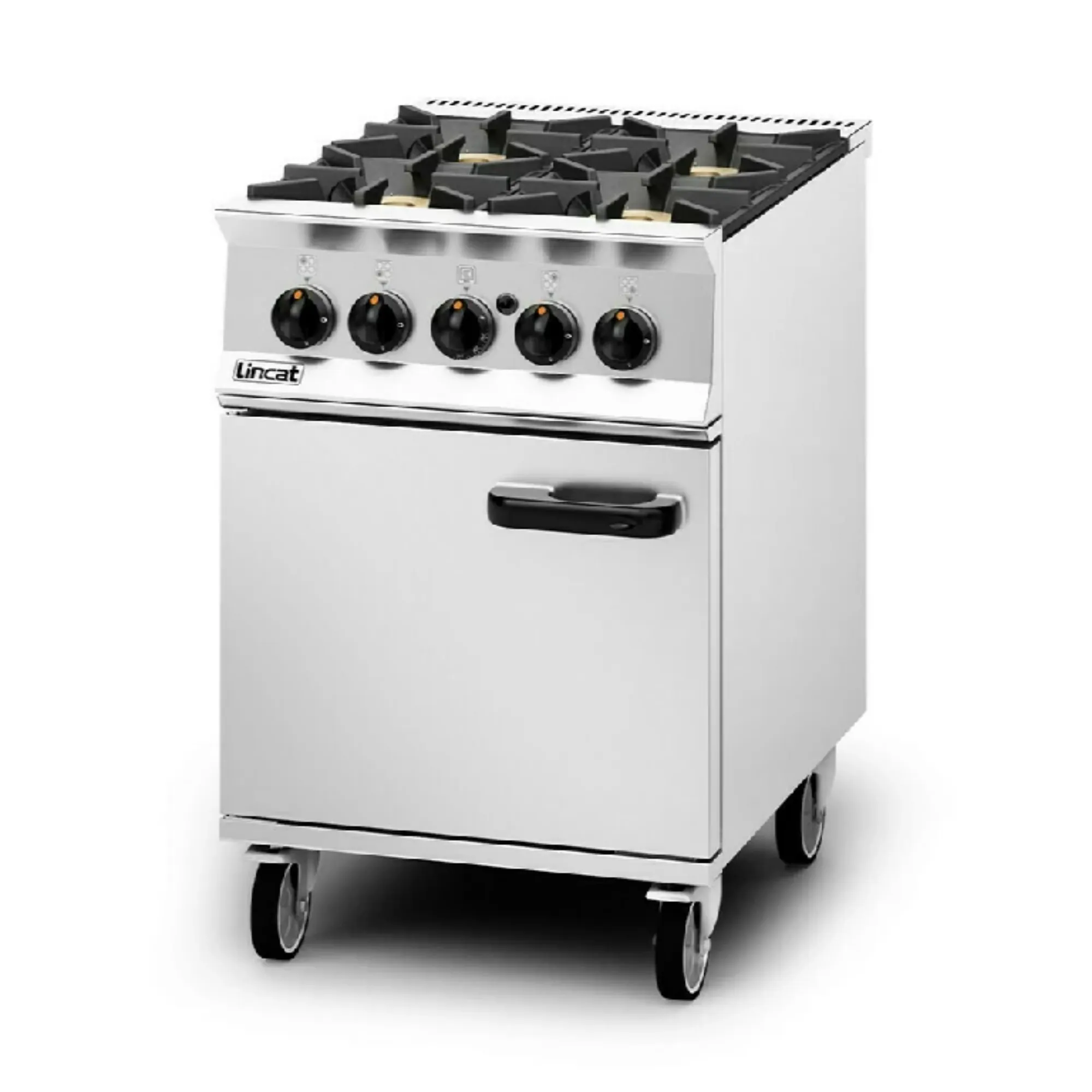 Picture of Lincat Opus 800 Propane Gas Free-standing Oven Range [R/Hand Door] - 4 Burners - W 600 mm - 33.6 kW - OG8001/P/RHD